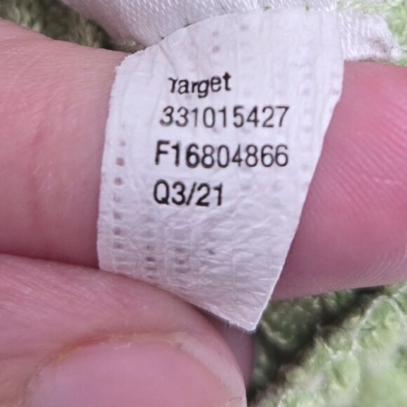 Wild Fable Mint Green Long Sleeved V-Neck Crop Top Small - Picture 7 of 7
